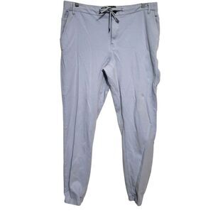 44 686 Everywhere Mens Light Blue Performance Double Knit Pants, Size XL